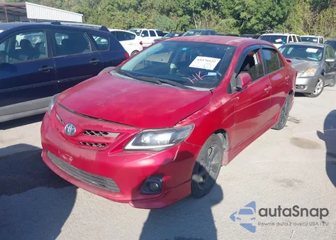 2011 Toyota Corolla S из США, поврежденный, VIN 2T1BU4EE3BC709216